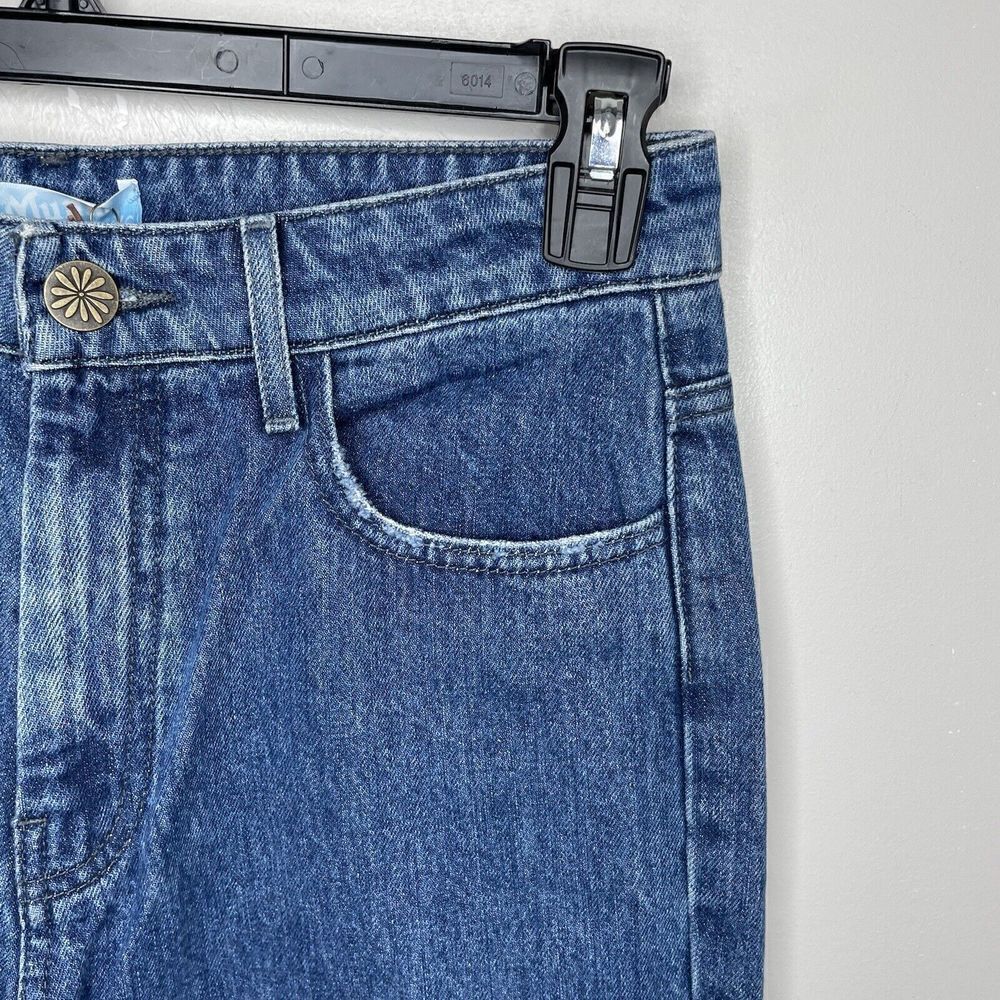 SHOW ME YOUR MUMU Womens Brooklyn Distressed Jeans NEW Sz 29 Straight Frayed-Hem - Picture 3 of 12